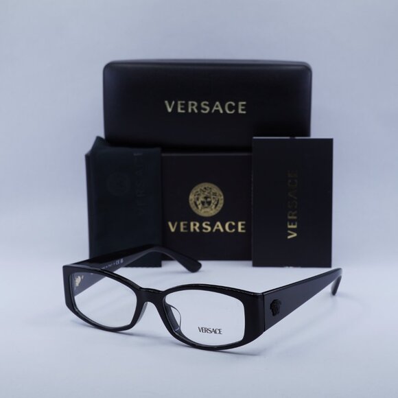 🕶️ New Versace VE3343F GB1 Eyeglasses - Black Frame - Picture 10 of 10